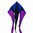 F-Tail XXL purple / blue